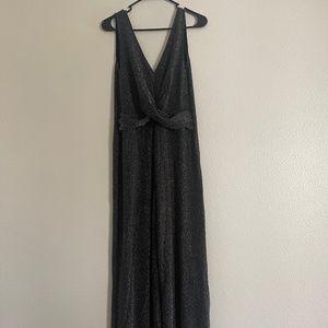 Women’s Metallic Threaded Jumpsuit